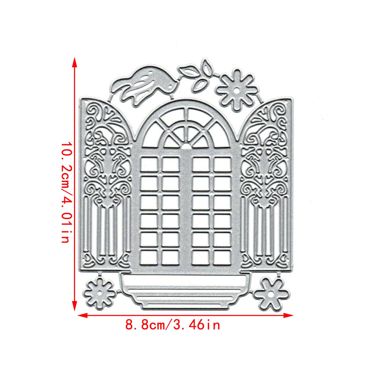 Metal Cutting Dies Windows Metal Cutting Die Decorative Scrapbooking Craft Photo Album Paper Card Art DIY Embossing