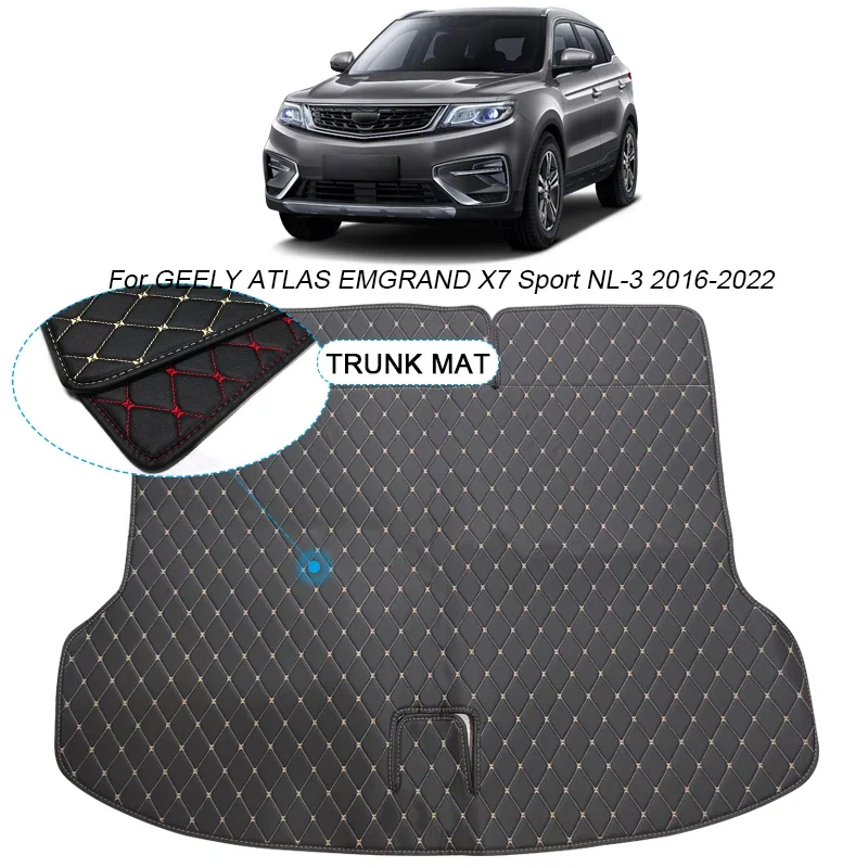 

Car Styling Custom Trunk Main Mat Waterproof Anti Scratch Non-slip Protect Cover For GEELY ATLAS EMGRAND X7 SPORT NL-3 2016-2022