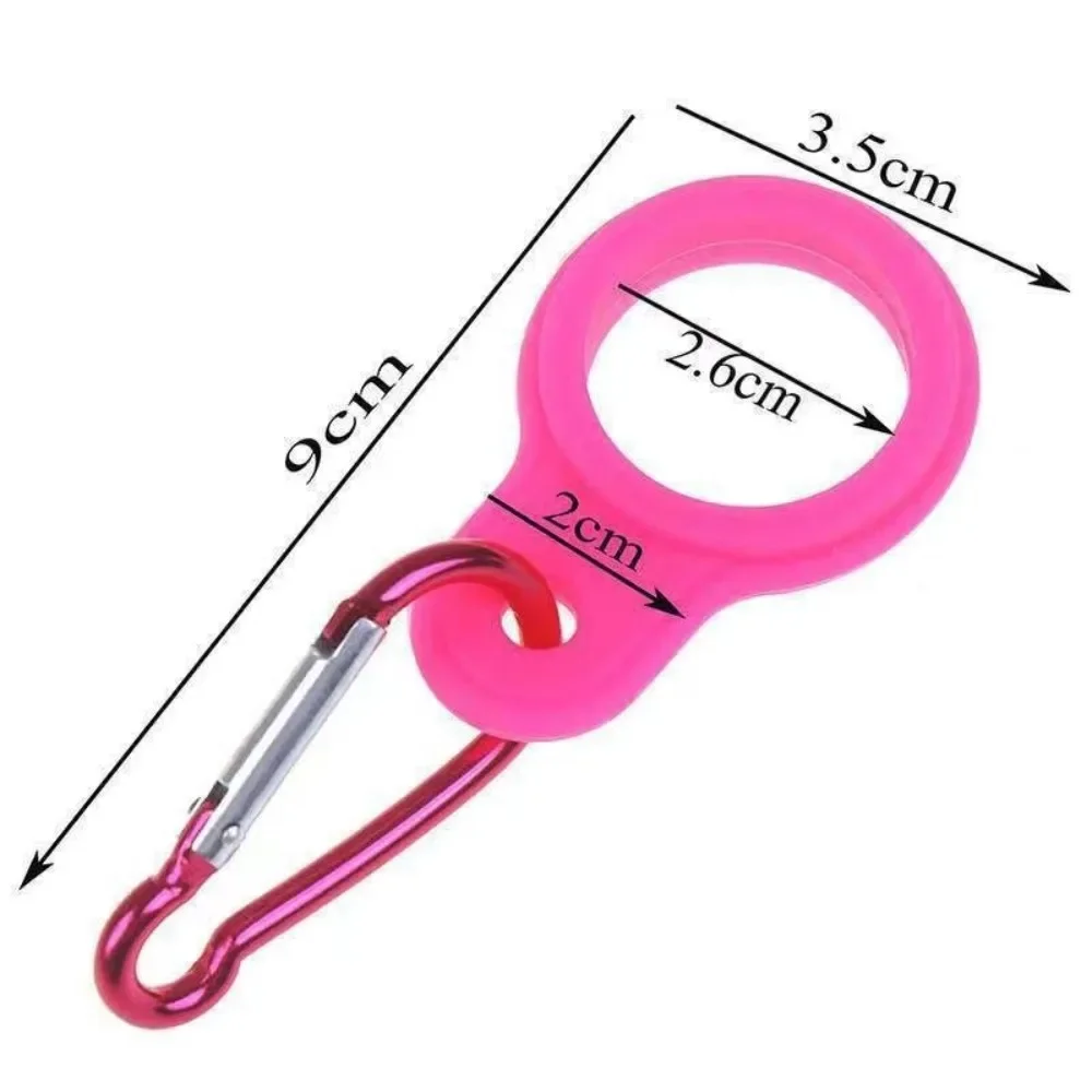 1PC New Silicone Water Bottle Buckle Outdoor Free Hands Water Cup Portable Buckle for Backpack Hiking Travel Hiking Accessories