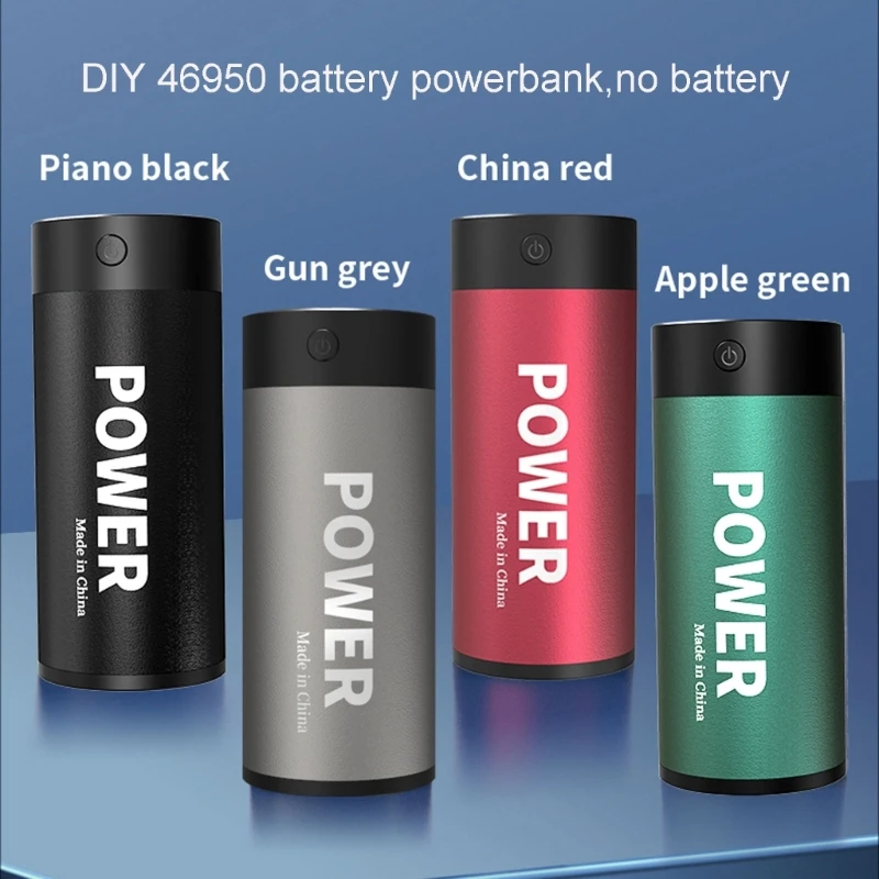 Charging Box with Flashlight 2 USB Output Charging Case Shell D5QC
