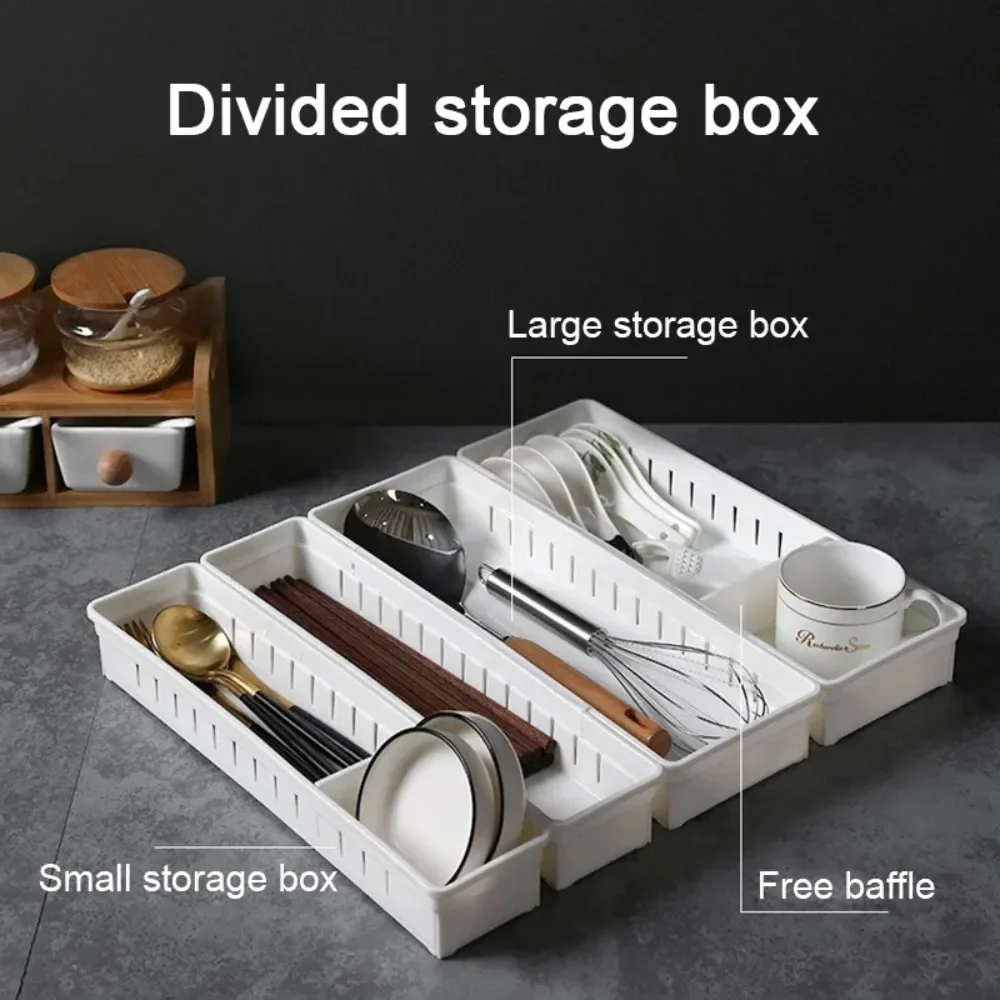 Drawer Sorting Storage Box Freely Combined Boxes Detachable Partition Stationery Storage Box Removable Cosmetics Jewelry Drawer 2