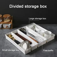 Drawer Sorting Storage Box Freely Combined Boxes Detachable Partition Stationery Storage Box Removable Cosmetics Jewelry Drawer 2