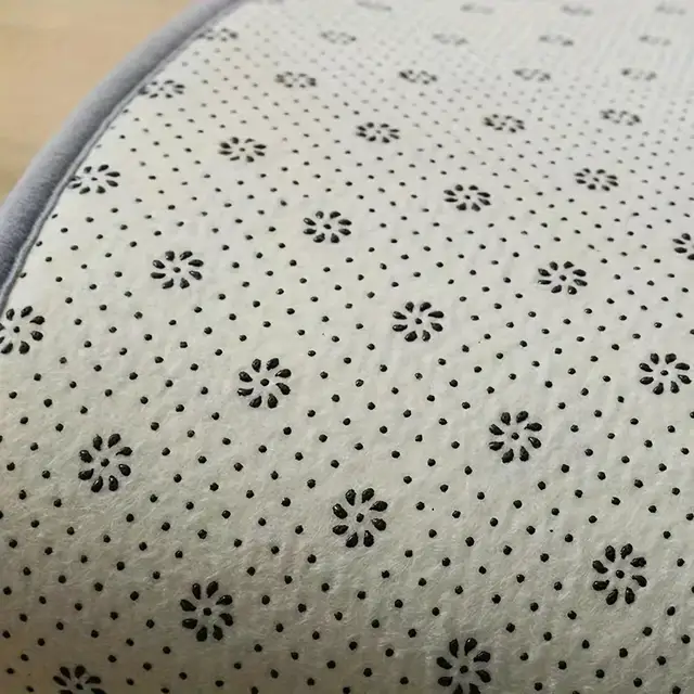 Éponge épaissie de 1.2 cm, tapis de sol absorbant en flanelle, anti-virus, anti-aldes, pour porte de salle de bain 2
