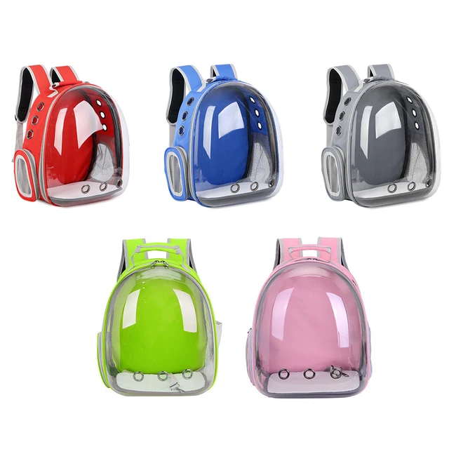 Sac à dos extérieur respirant portable pour animaux de compagnie, sac Electrolux pour chat, sac à dos de voyage, sac transparent pour petits chiens et chats 2