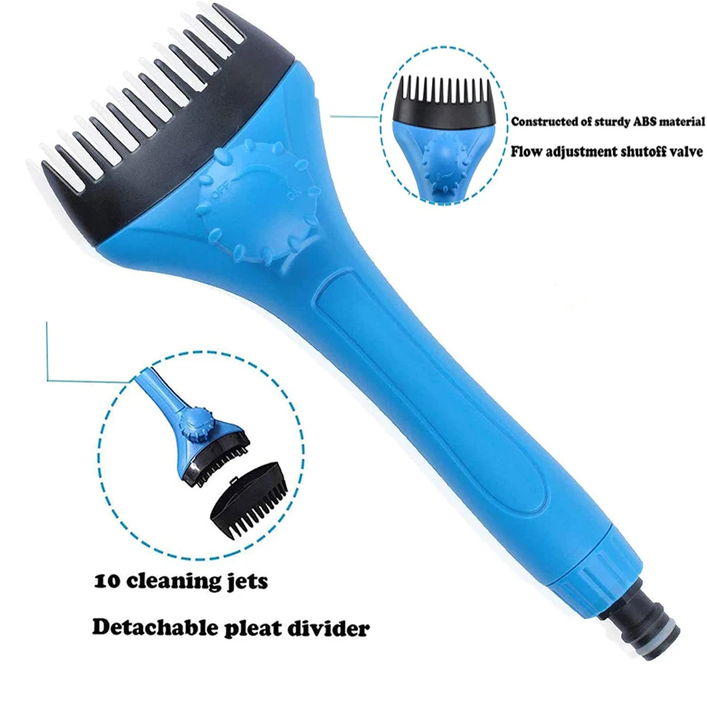 Description Picture 2 of itemPool  Spa Filter Cartridge Cleaner Tool Handheld  Cleaning  Removes Debris and Dirt from Hot Tub Brush Tools (No Adapter)