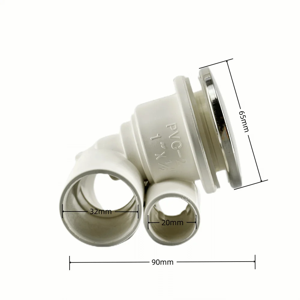 &Phi;65mm Cover 32mm Water-in Jet Nozzle Stainless Steel Cap PVC Body Massage Bathtub Bubble Nozzle Hot Tub Water Jet
