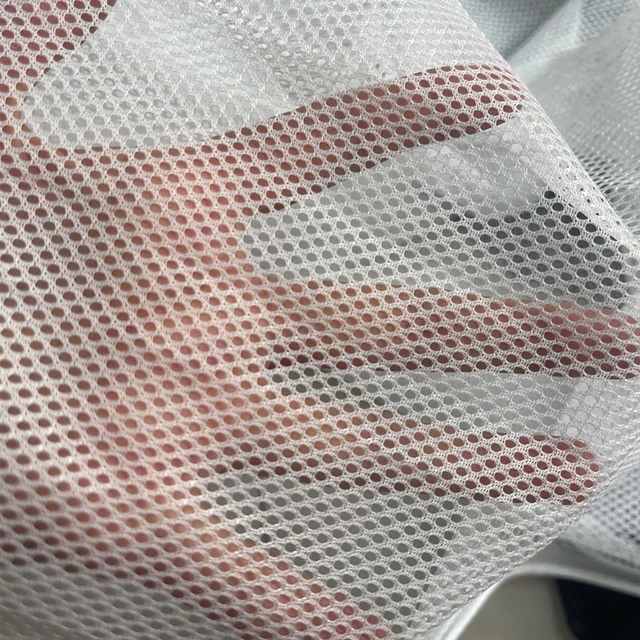 1mm/2mm Polyester Protective Net Fabric Honeycomb Mesh Fabric For Sewing  T-shirt Sportswear Knitted Lining