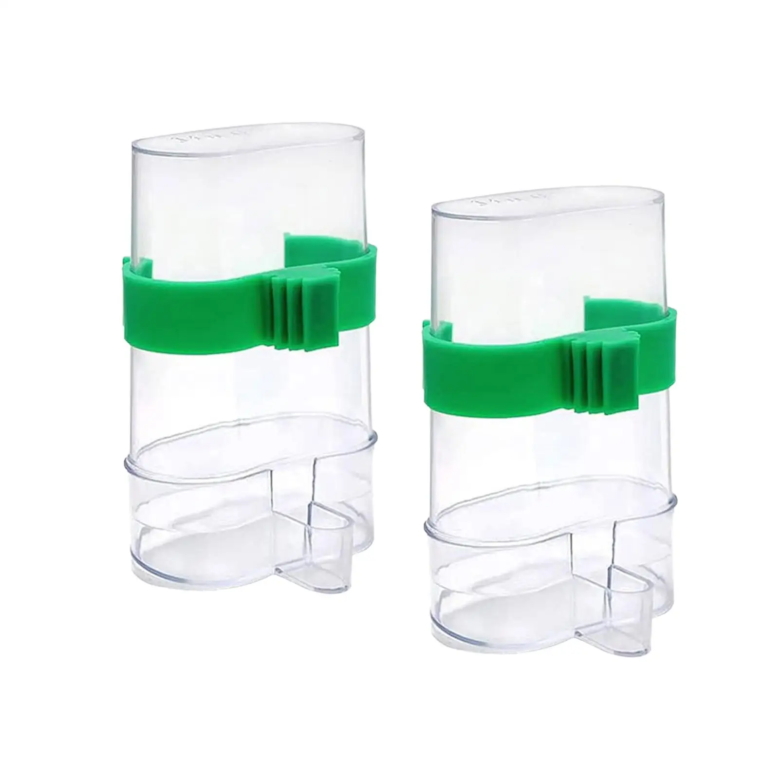 2 Pieces Automatic Bird Water Dispenser Parakeet Waterer for Budgies Finch
