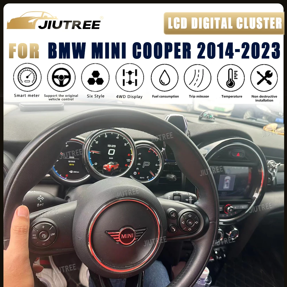 

Car LCD Instrument Cluster For BMW Mini Cooper 2014 2015 - 2023 Digital Dashboard Pannel Speedometer Virtual Cockpit Head Unit