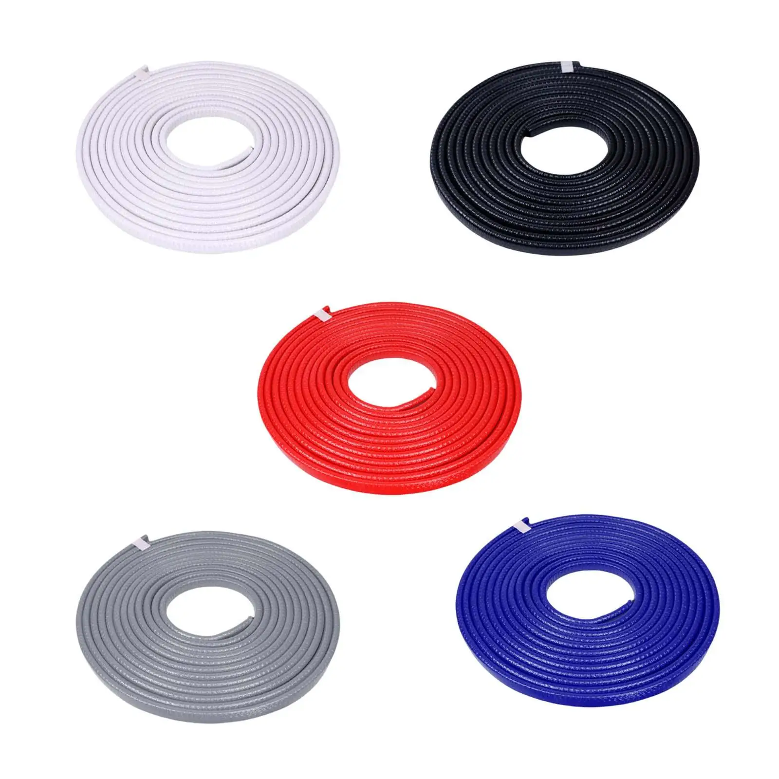 

Car Door Edge Guards Universal Fit Car Door Trim Protection Car Styling No Glue 5 Meters Long for UTV Truck SUV ATV Sedans