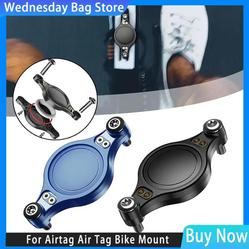 Per Apple Airtag Bike Mount Portaborraccia Per Bicicletta Da Strada Supporto Per Mountain Bike Posizione Gps Anti-Smarrimento Per Accesso Alla Custodi