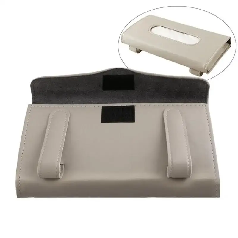 Tissue Box 1Pcs Car Towel Sets Car Sun Visor Holder Auto Interior Storage Decoration for BMW Decor Accessories