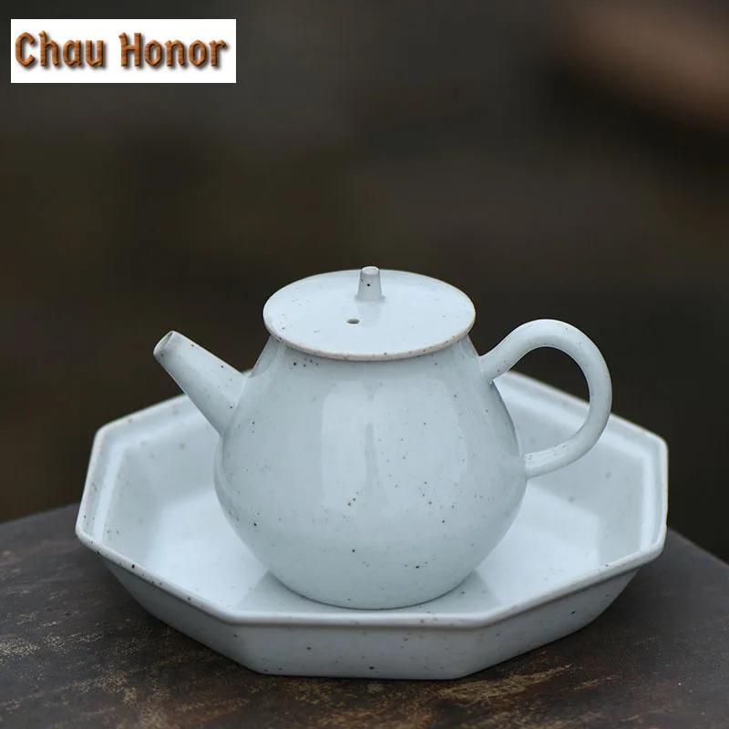180ml Vintage Handmade Japanese Style Ceramic Teapot Kung Fu Pu'er Tea Single Pots Household Accessories Teaware Gift Packaging