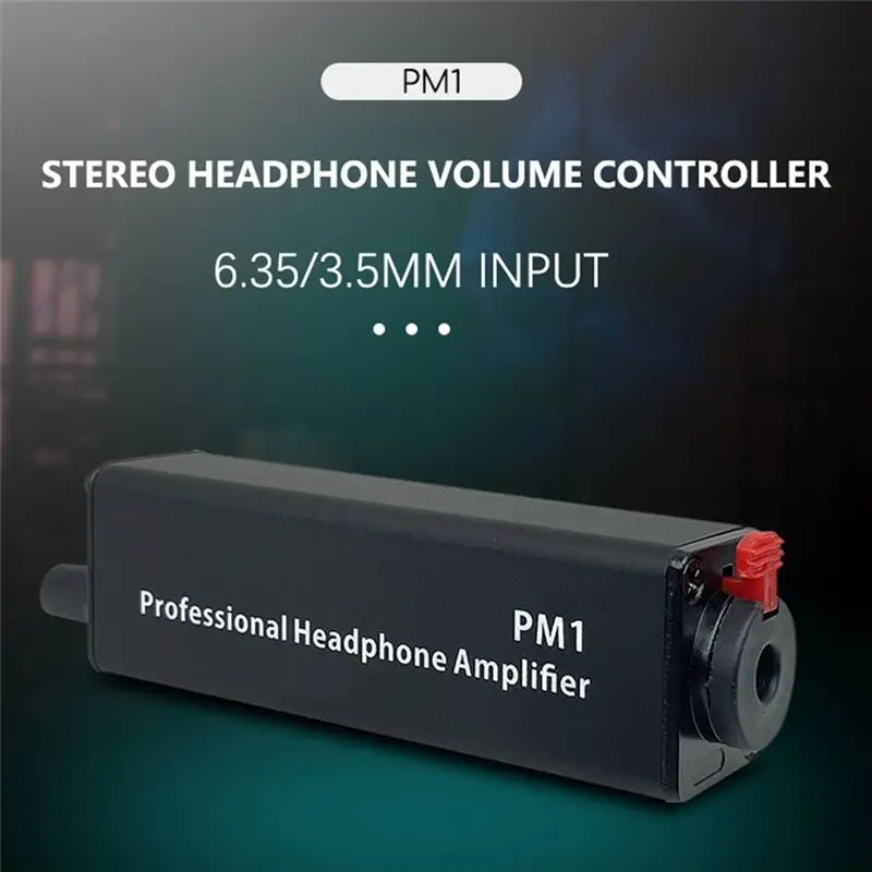 -[A51I 디지털]PM1 헤드폰 앰프 XLR-3.5MM/6.35Mm 오디오 인터페이스 미니 휴대용 HIFI 헤드폰 앰프