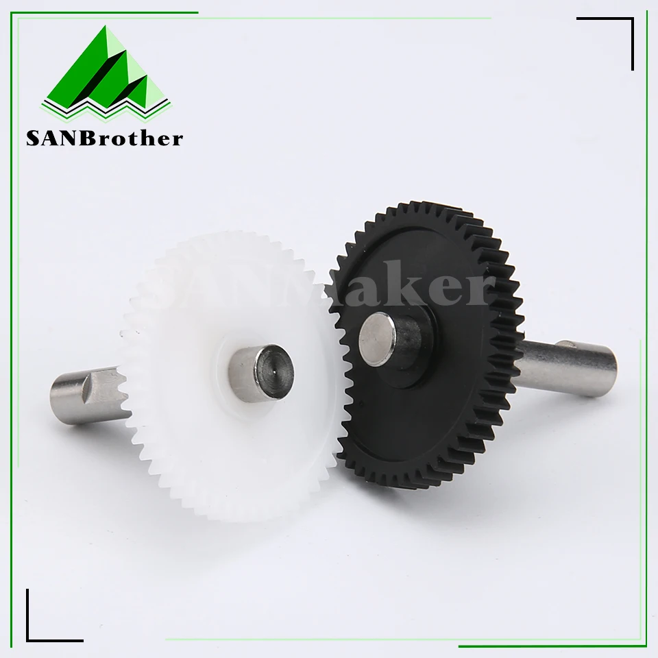 DDB EXTRUDER SHAFT ASSEMBLY GEAR Single and Dualdirect extruders Including setscrew for primary 1.75/5.0 drivgear