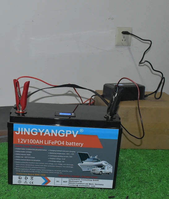 12V 100Ah LiFePO4 Lithium Battery Built-in 100A BMS, Deep Cycles Backup  Power, Perfect for RV, Solar, Marine, Home Energy StoMS - AliExpress