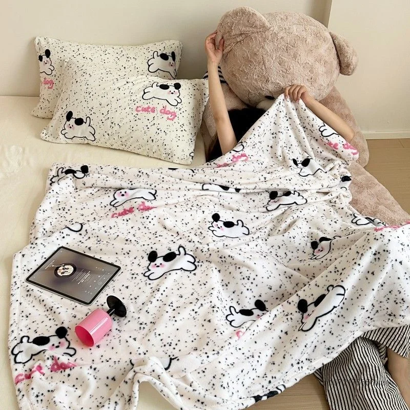 Korean INS Style Plush Blanket Star Fashion Home Soft Blankets