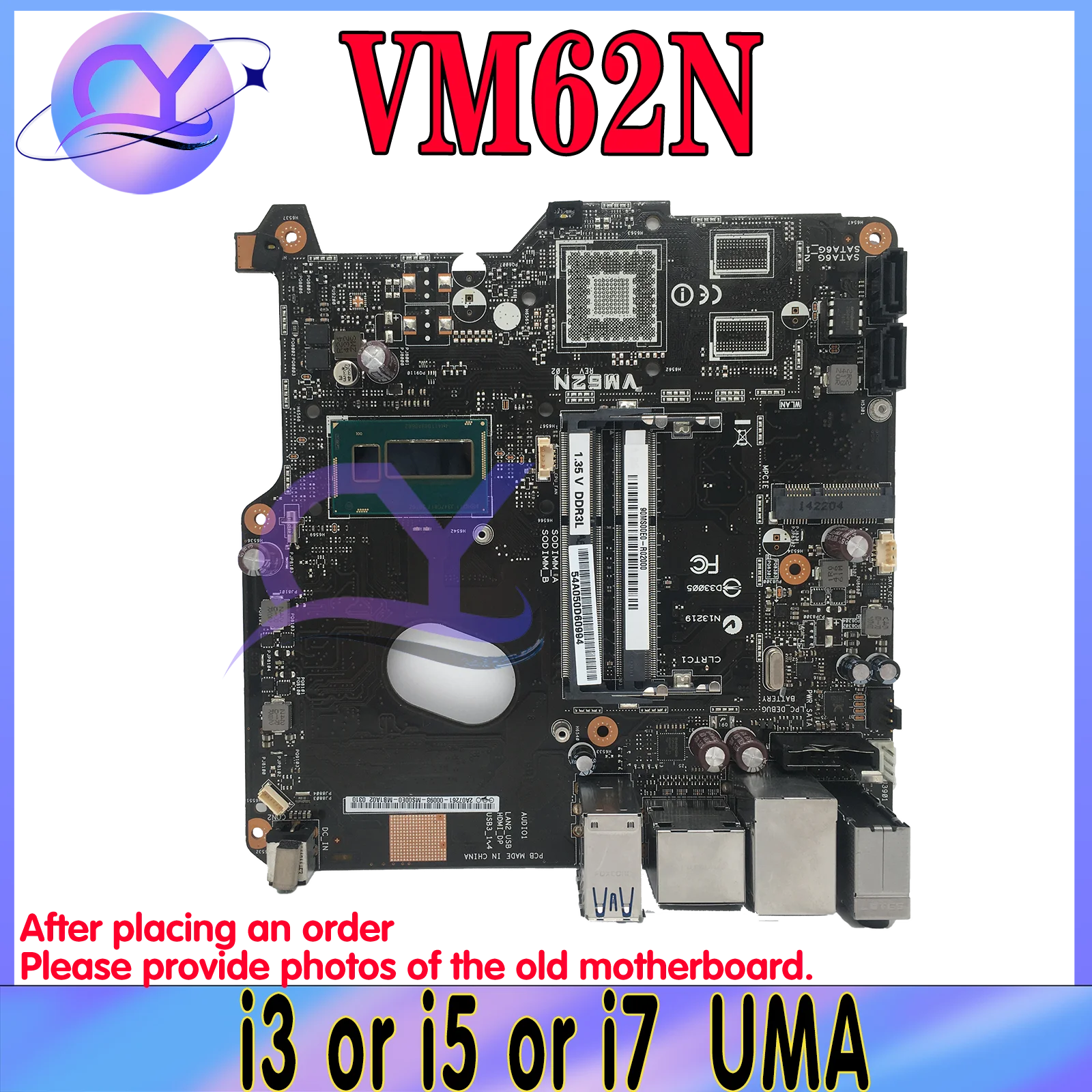 NUOVO ASUS VivoPC VM62N VC62B MF75070V1-C250-S9A Ventola di