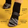 Anti-Slip Pet Dog Socks Paw Protector Traction Control Adjustable Indoor Wear Knitted Pet Socks Machine Washable 4pcs/pack 6