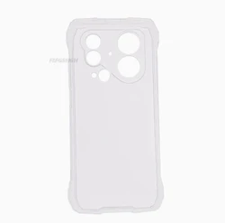 Blackview Oscal Pilot 6 - 6.78 Soft TPU Silicone Phone Case with Back Finger Ring and Bracket for Case & Holder (Transparent TPU Case)
