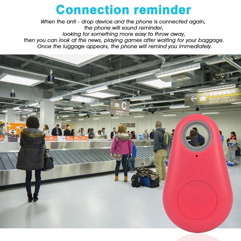 Portable Mini Pet GPS Locator Tracker Pet Dog Cat Anti-Lost Device Bluetooth Locator Car Kids Wallet Keychain Tracker