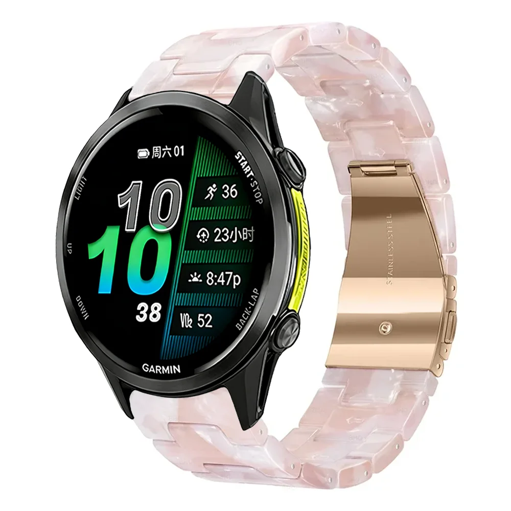 Resin Strap: Comfortable Bracelet for Smartwatches (20mm/22mm)
