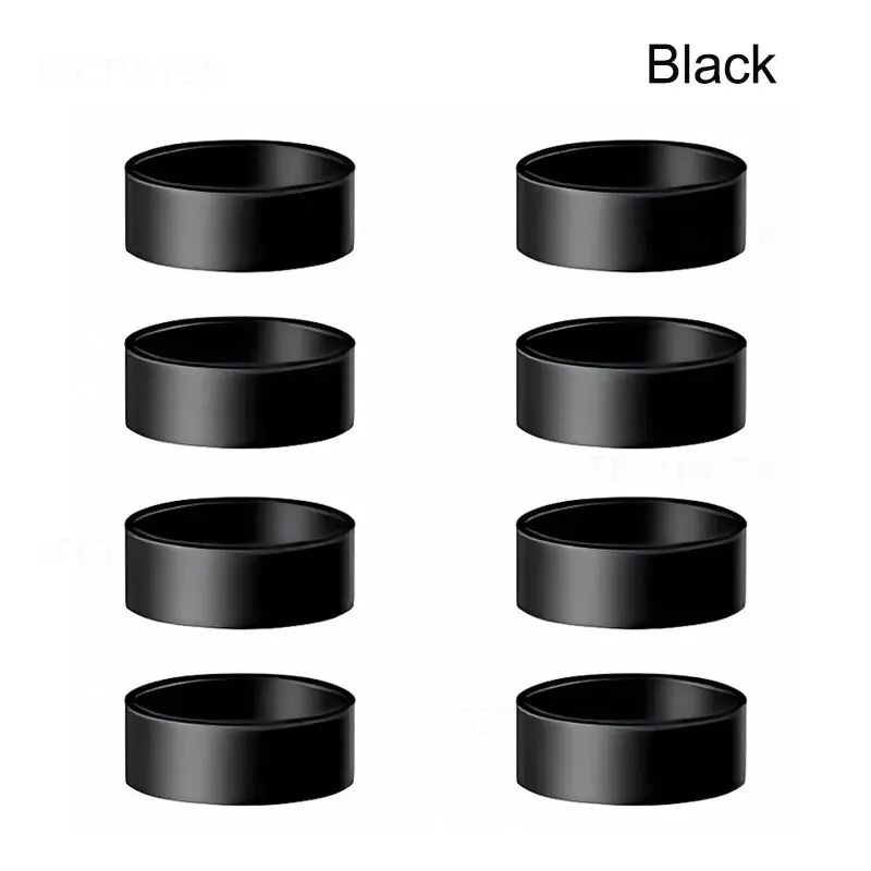 Elastic Protective Rubber Ring Cover for Gaming Joysticks - Set of 8, Silicone Grip Accessory