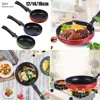 12cm/14cm/16cm Mini Frying Pan Non-Stick Steel Frypan Pot Saucepan Random Color For Cookware Kitchen Cookware 3
