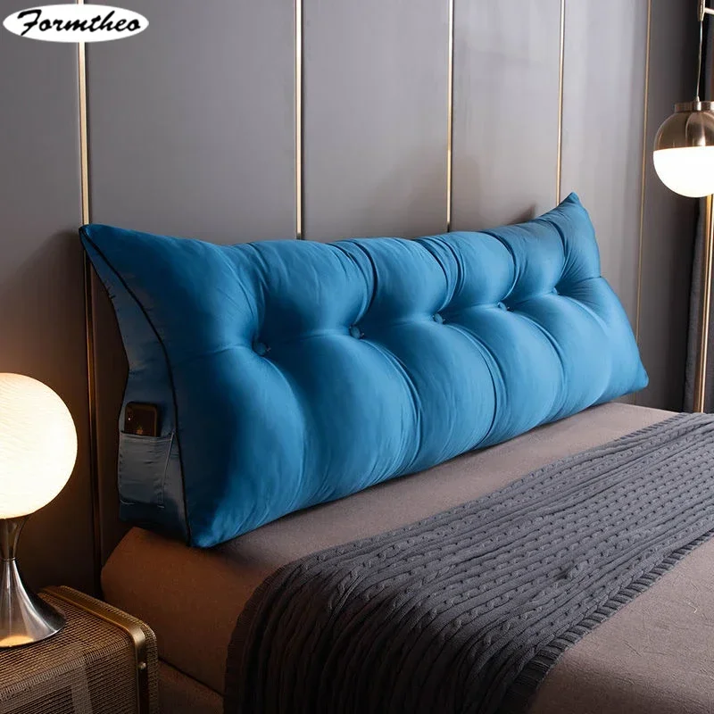 Body Pillow Large Silk Like Cushion Long Pillow Bed Headboard Tatami Backrest