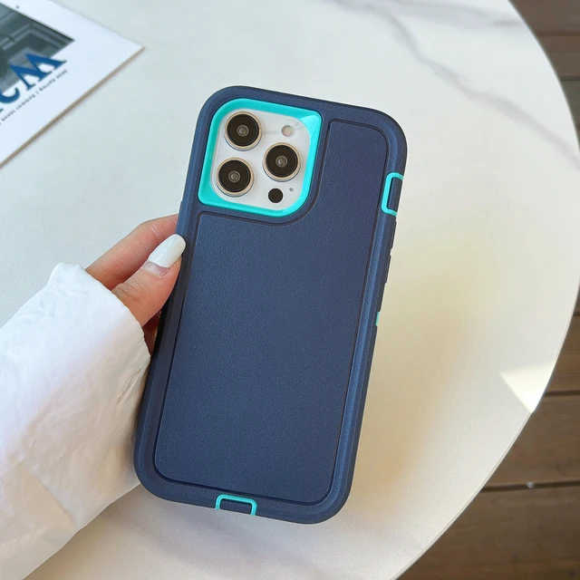 Durable Heavy Duty Shockproof Armor Phone Case - 3-in-1 Protection