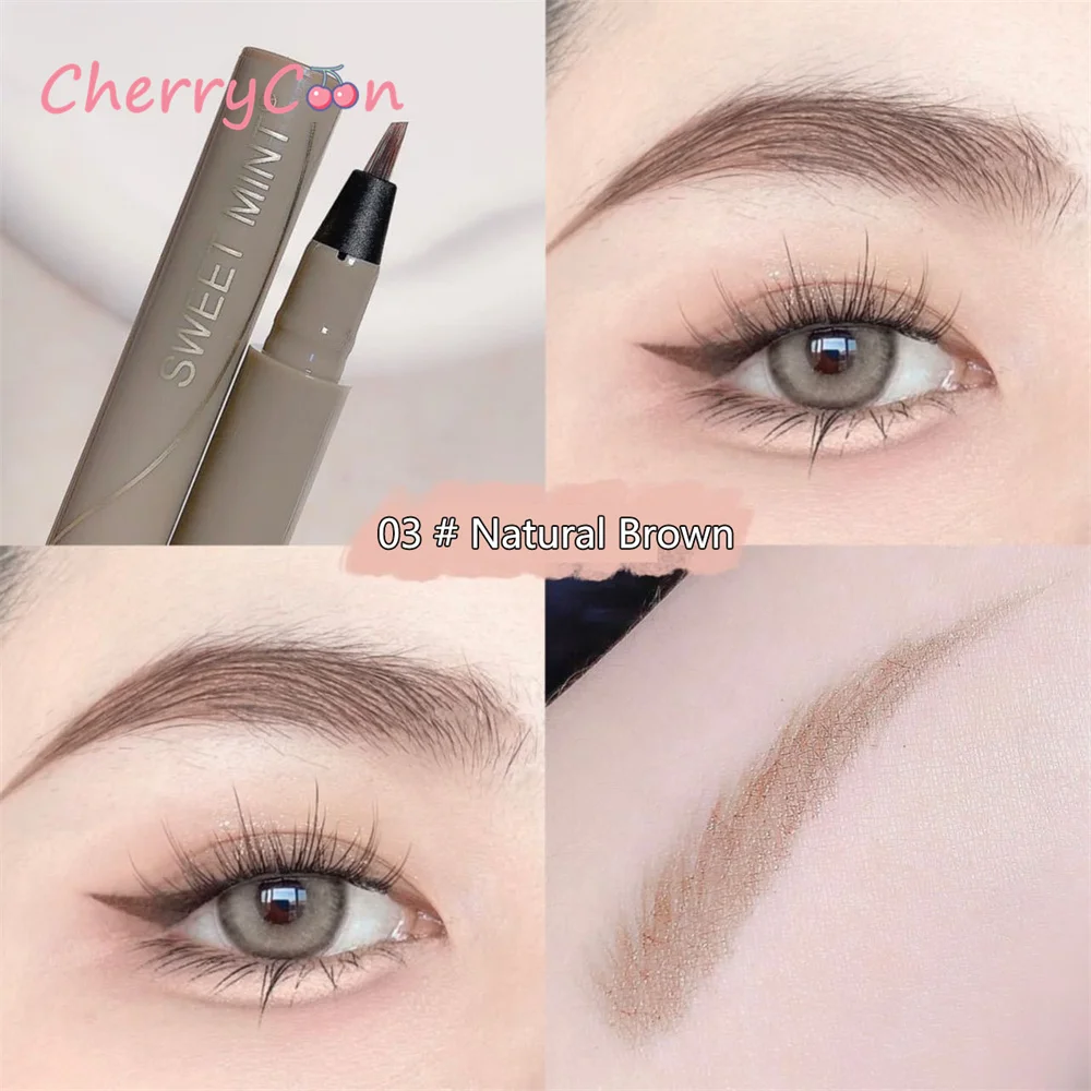 Head Eyebrow Pencil Long Lasting Waterproof 4 Colors Eye Brow Pen Tint Mascara Enhance Cosmetics Beauty Women Makeup