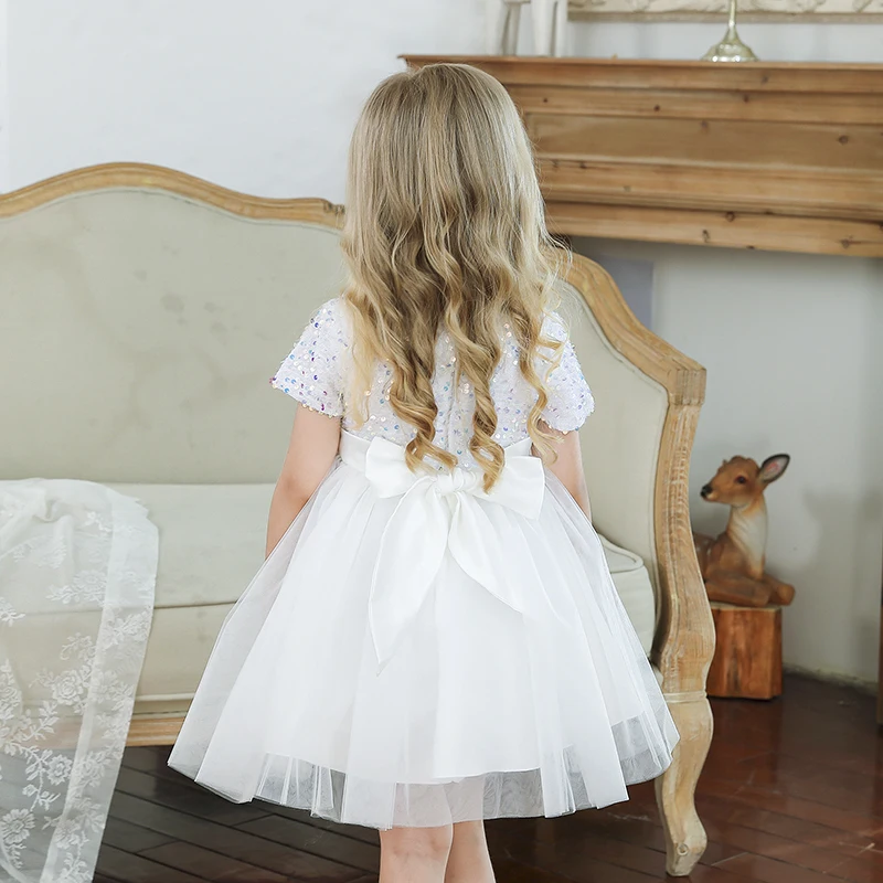 Girls dress Princess costume for kids 3-8 Years Wedding Party Evening Formal Communion Prom Gown