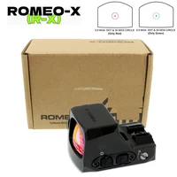 ROMEO-X 1x24mm 2&32 MOA Circle Dot Reticle Red Dot Sight w/Glock Mount Plate&Picatinny Mount MOTAC Airsoft Hunting RMS Footprint 1