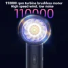Mini Professional Negative Ion 110000rpm Hair Dryer Brushless Motor Air Blower Fast Drying Constant Temperature Salon Hair Tools 3