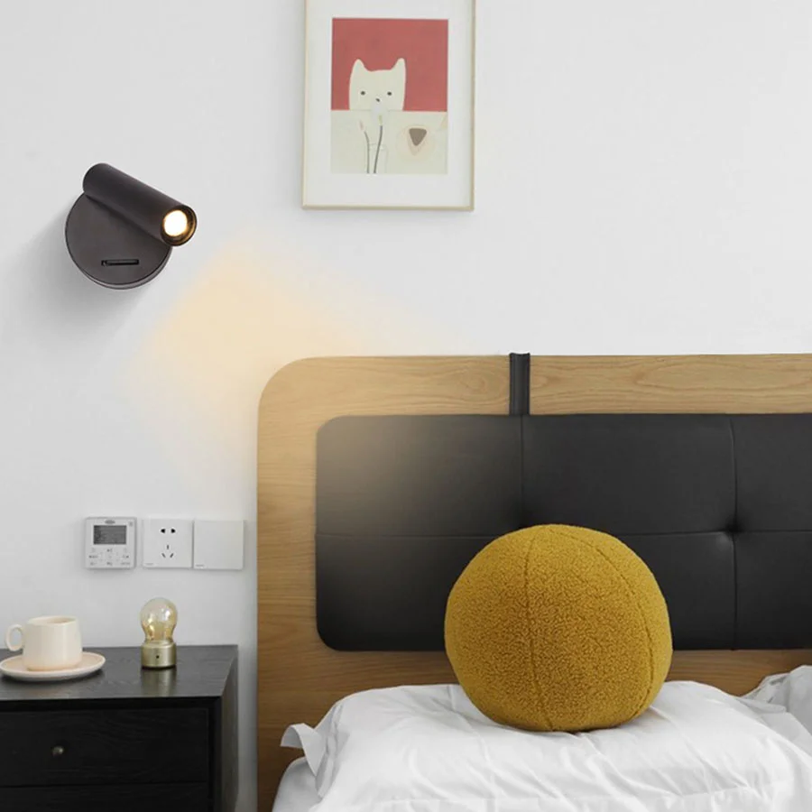 Modern Adjustable Hotel Bedroom Reading Wall Light Home Bedroom Stairs Living Room Sofa Background Reading Spotlight Wall Sconce image_2