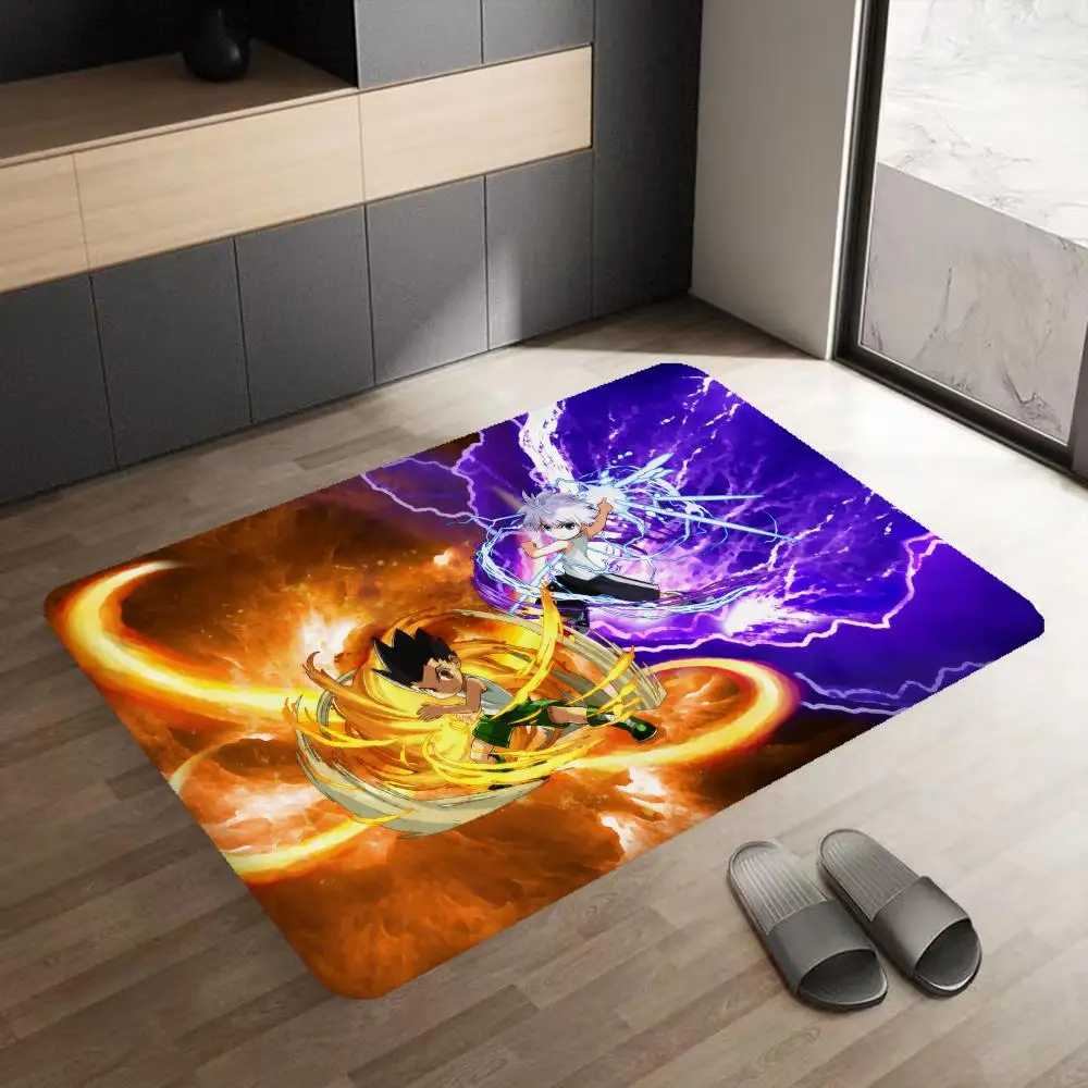 Hunter X Hunter Floor Mat Entrance Door Mat Nordic Style Bedroom Living Room Doormat Home Balcony Anti-Slip Modern Home Decor
