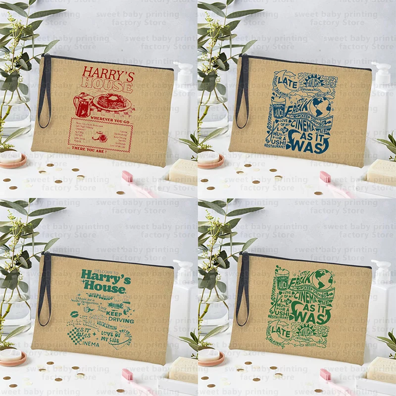 

Harry's House Fashion Ladies Portable Cosmetic Case Beauty Bag Make Up Organizer Bag Cosmetic Bags Women Waterproof Makeup Bag