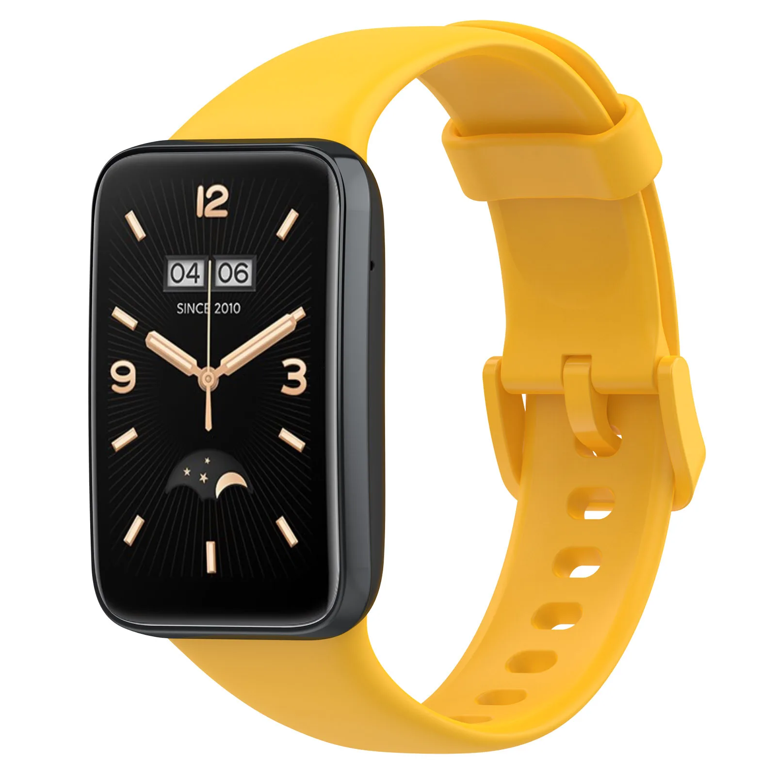 Premium Silicone Sport Strap for Fitness Watch - Soft Replacement Bracelet Strap
