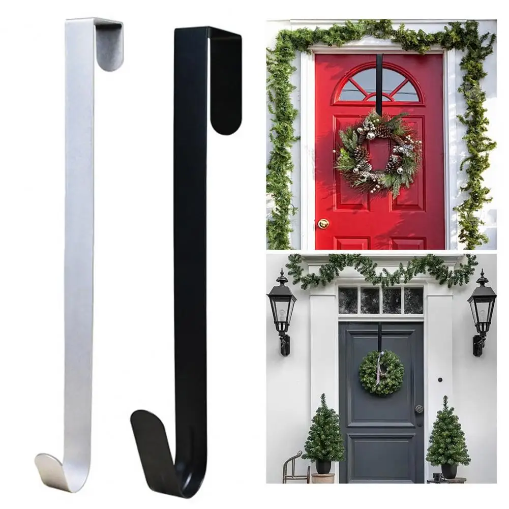 Adjustable Wreath Hanger Rustproof Corrosion Resistant Strong Load-Bearing Christmas Wreath Hanger Decor