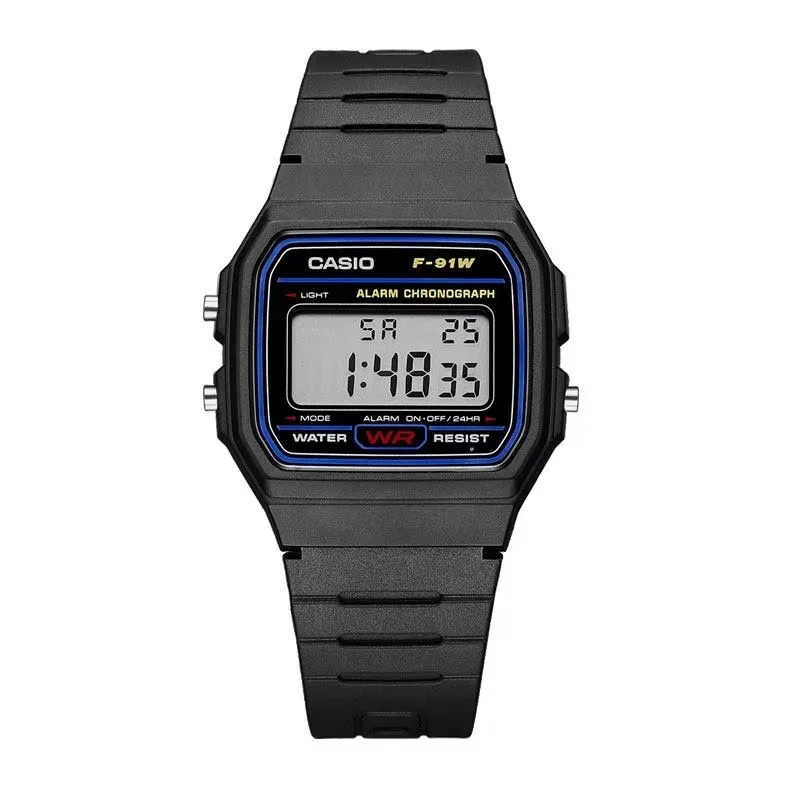 Casio Quartz Waterproof LCD Display Trendy Casual Wristwatch
