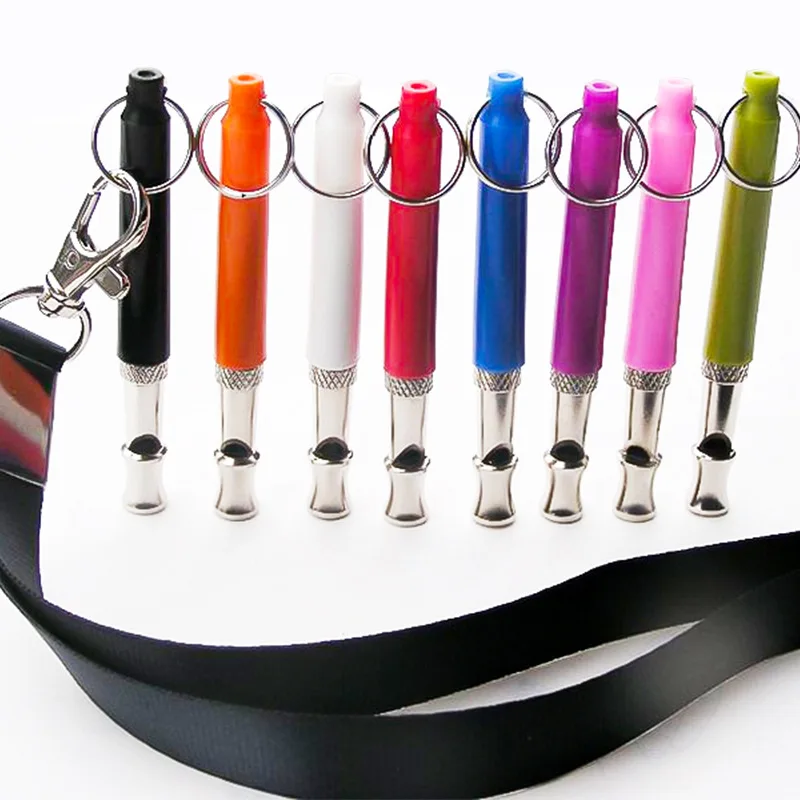 Dog Training Whistle Ultrasonic Adjustable rope Lanyard Outdoor Trainer Dog Obedience Training Pet Compliance