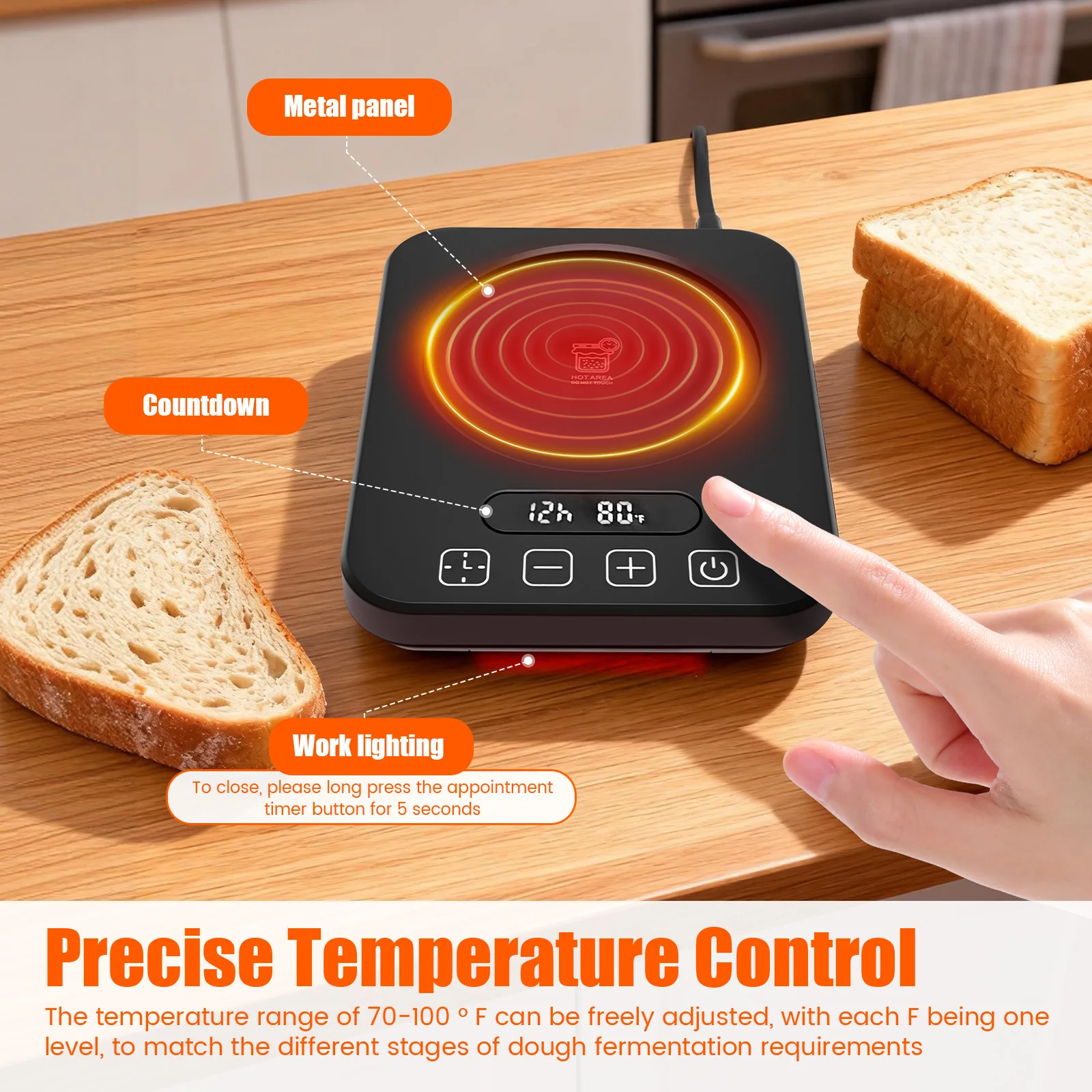 Smart Sourdough Warmer Mat 4