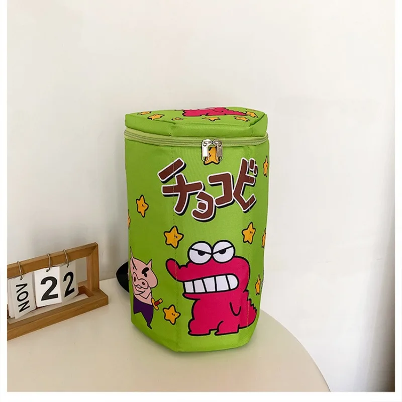 Cartoon Crayon Shin-chan Rucksack Sport Reisetasche Niedliche Keksdose Reißverschluss Schultasche Badminton-Schläger Aufbewahrungstasche Paket Geschenk – Detail 3