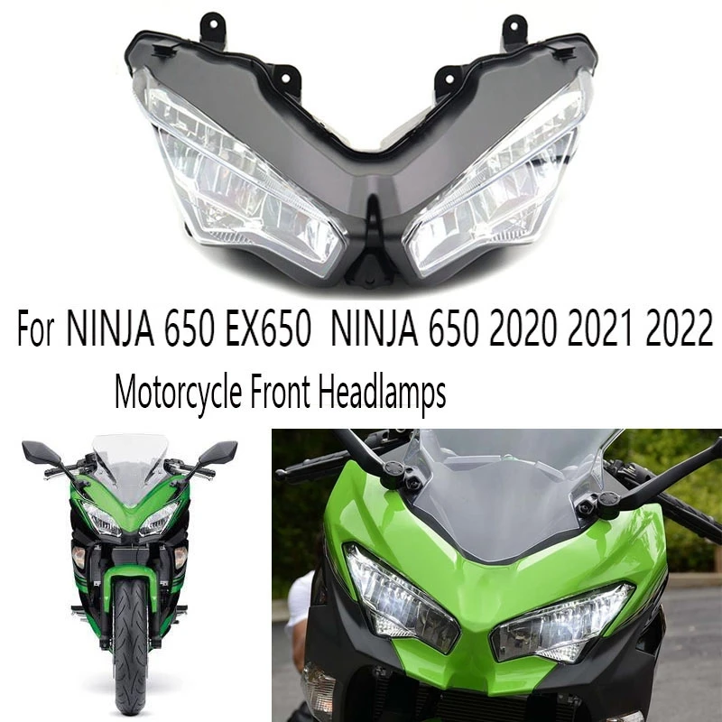 

Передняя передняя фара для мотоцикла, светодиодная фара головного света в сборе для Kawasaki NINJA 650 EX650 NINJA 650 2020 2021