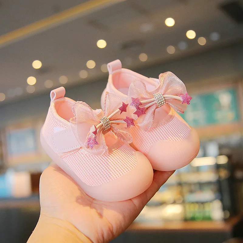 Spring Children Shoes Girls Princess Shoes Fashion Bowtie Summer Hollow Kids Sneakers Toddler Baby Girls Sandals CSH980