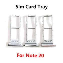 Sim Card Slot Tray Holder and Reader Socket Replacement Parts (Note 20 black)