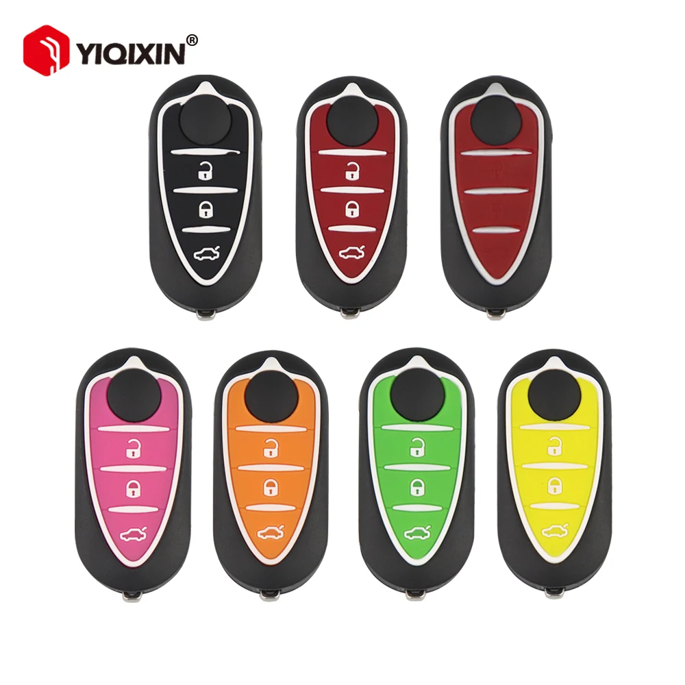 Yiqixin Flip Remote Car Key Shell Per Alfa Mito Giulietta 159 147 156 164 166 Gta Gt Ts Gto 3 Button Car Key Cover Lama Non Tagliata