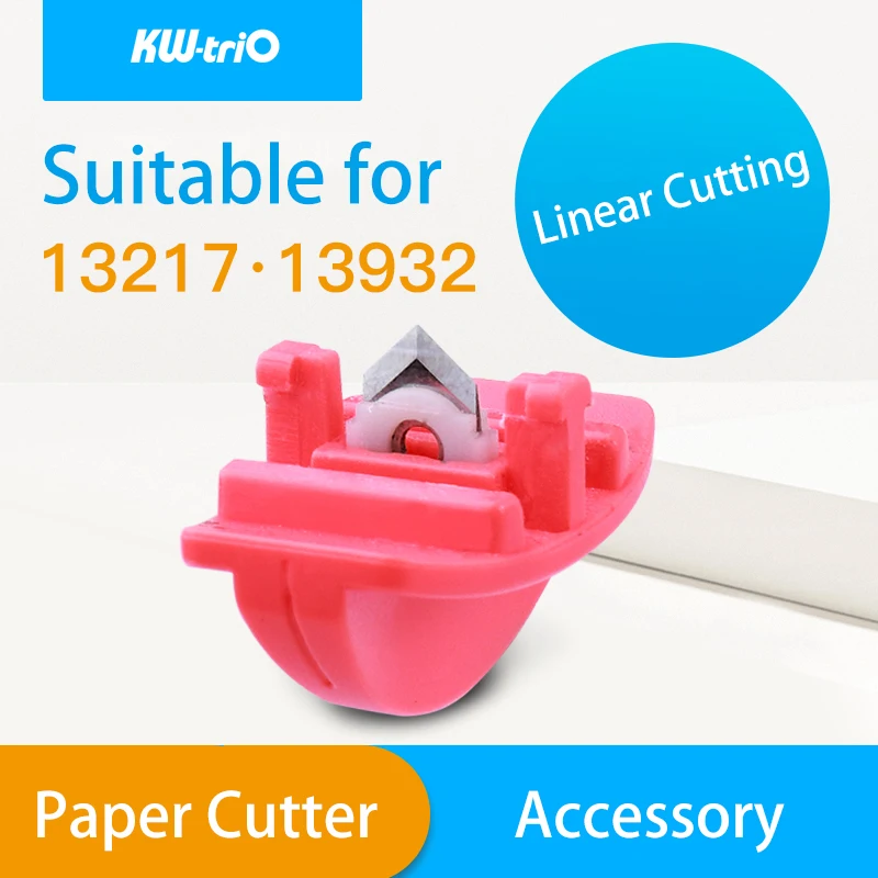 KW-triO Paper Trimmer Blade Paper Cutter Accessories Straight Line Cutter Head Cutting Suitable for 13217 and 13932 Replacement paper cutting tools