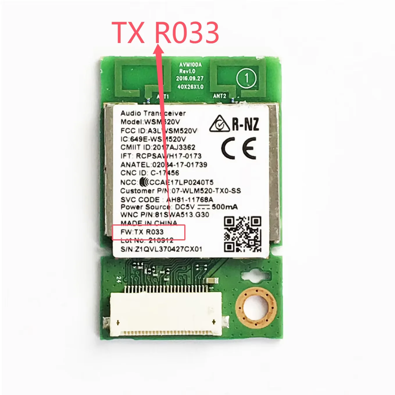 RX AND TX Bluetooth speaker modular AH81-11768A for 2017AJ3362 ...