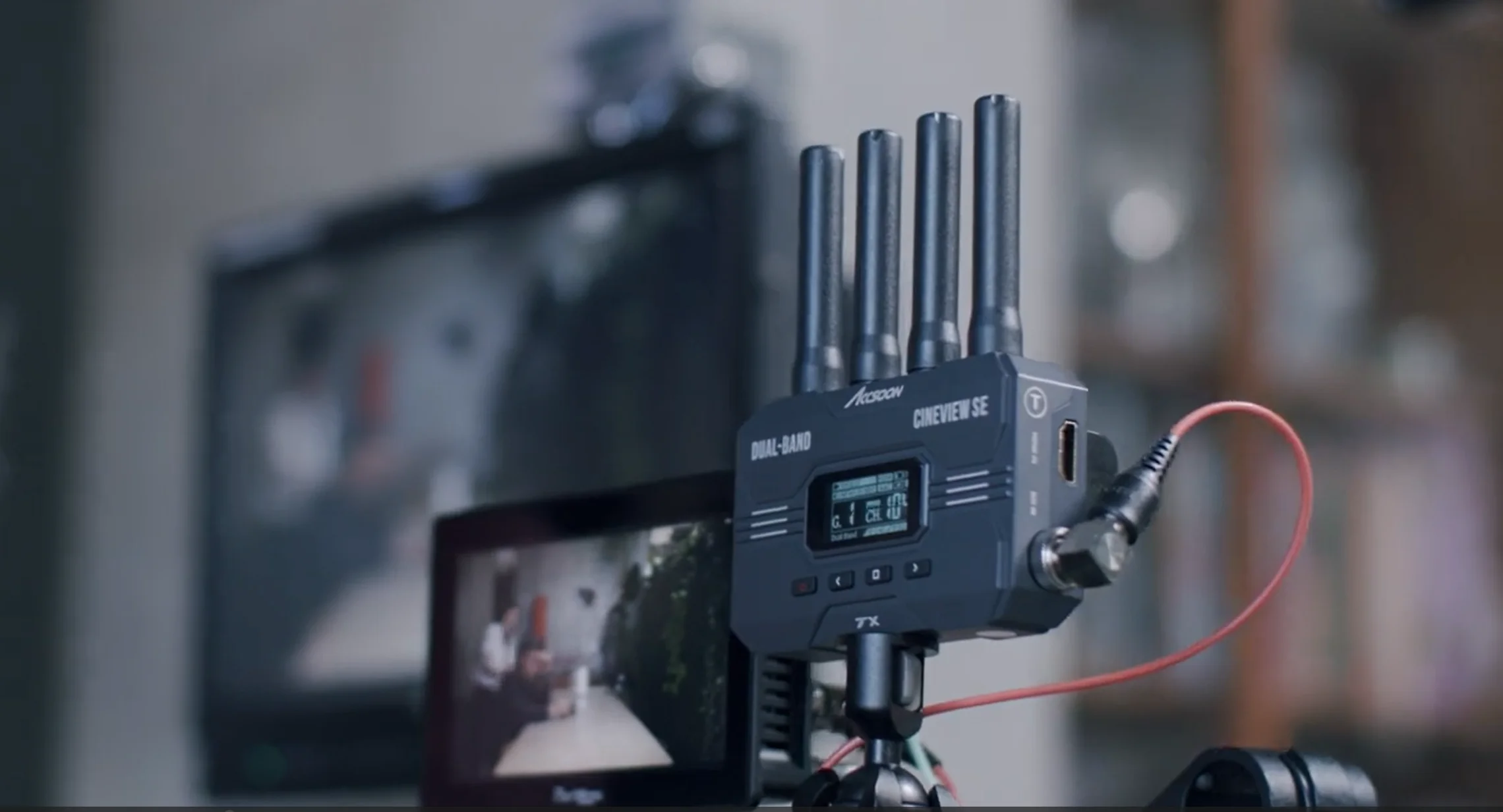 Accsoon CineView SE Wireless Transmitter HDMI+SDI 2.4GHz+5GHz Dual Band 50ms Lat